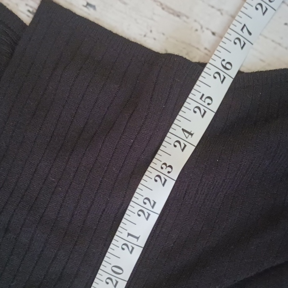 Cache Black Rib Shawl Collar Open Cardigan S - Picture 5 of 7